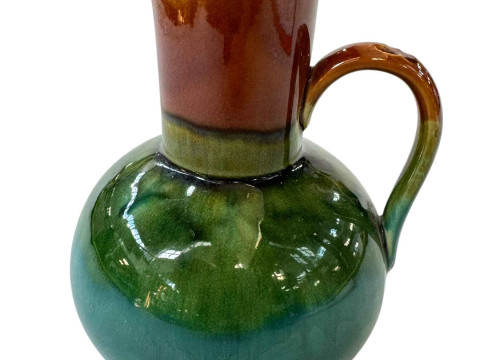 Linthorpe pottery jug, impressed marks with shape no. 666, 14cm.