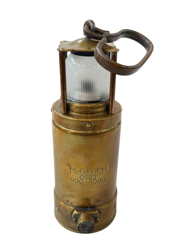 McGeoch miners lamp.