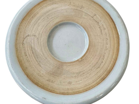 Chinese famille rose brush pot, 13cm. thumbnail