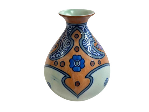 Burleigh ware Charlotte Rhead 'Gouda' vase, C1927, 18cm.