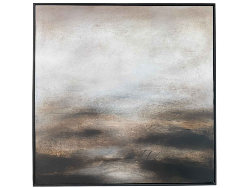 Paul Denham, Atmospheric Landscape, mixed media on board, signature verso, 105cm by 105cm, including frame.