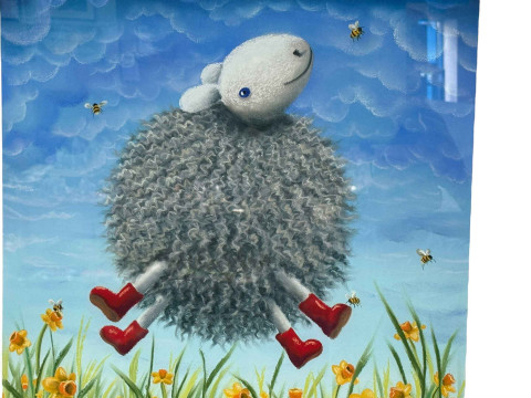 Lucy Pittaway, Joy of Spring, limited edition giclee print, signed, titled and numbered 18/195 in the margin, framed, 72cm by 71cm, including frame, with COA. thumbnail