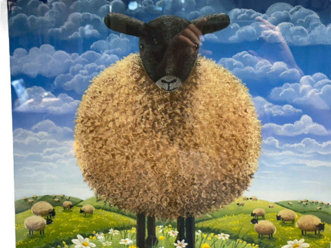 Lucy Pittaway, Spring to Life, limited edition giclee print, signed, titled and numbered 58/195 in the margin, framed, 72cm by 71cm, including frame, with COA. thumbnail