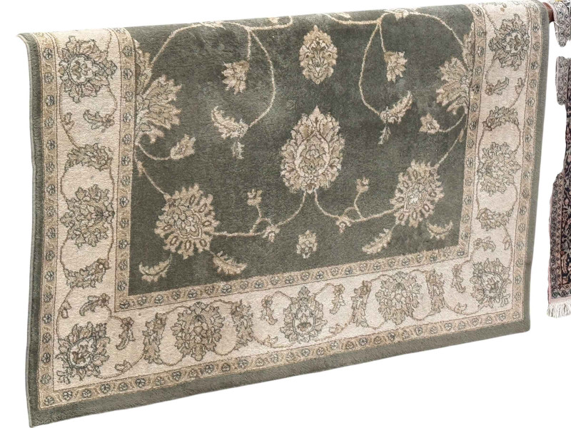 Belgian style Grandeur carpet 2.30 by 1.60 and Persian design rug 1.90 by 1.22 (2).