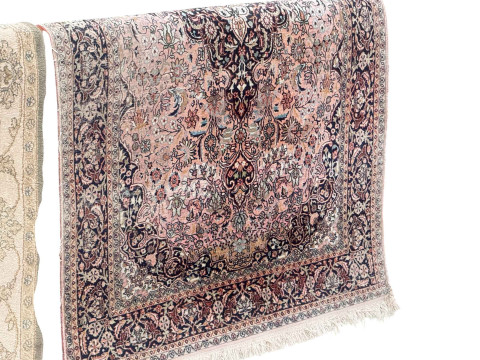 Belgian style Grandeur carpet 2.30 by 1.60 and Persian design rug 1.90 by 1.22 (2). thumbnail