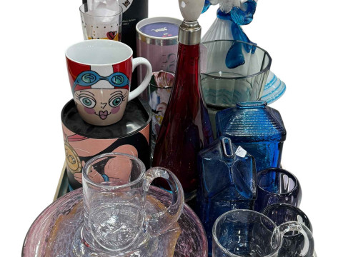 Collection of Studio glass, Murano lady, Riztzenhoff, etc.