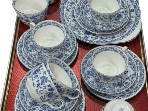 Collection of Minton Shalimar teawares.