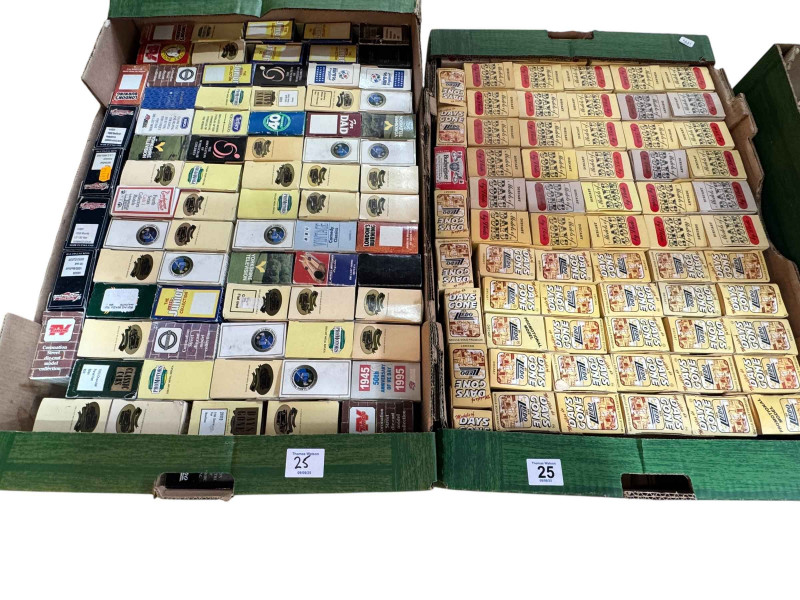 Two boxes of Diecast vehicles including Yesteryear, etc.