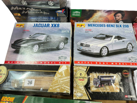 Collection of Diecast boxed vehicles including Eddie Stobart, Maisto, Corgi Classics, etc. thumbnail