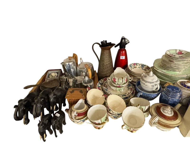 Palissy Game Series, Maling, Ringtons, crested china. prints jardiniere and stand, etc.