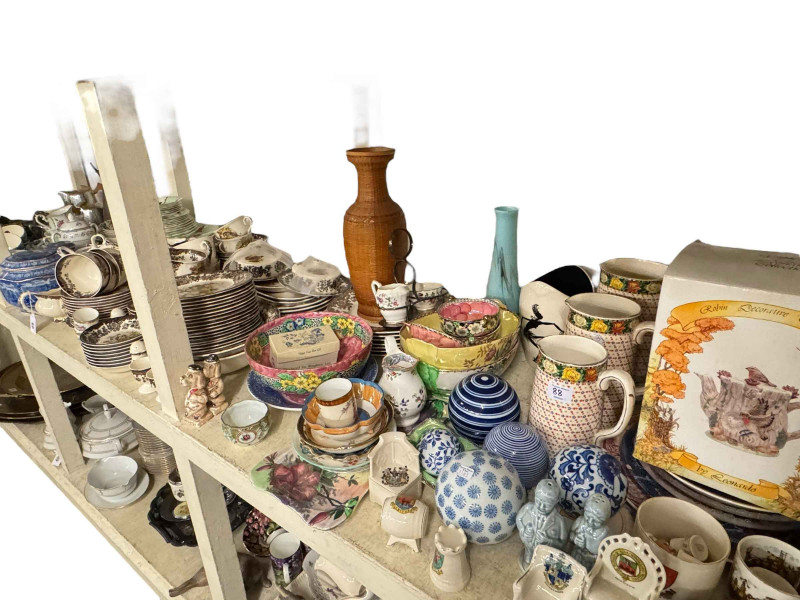 Palissy Game Series, Maling, Ringtons, crested china. prints jardiniere and stand, etc.