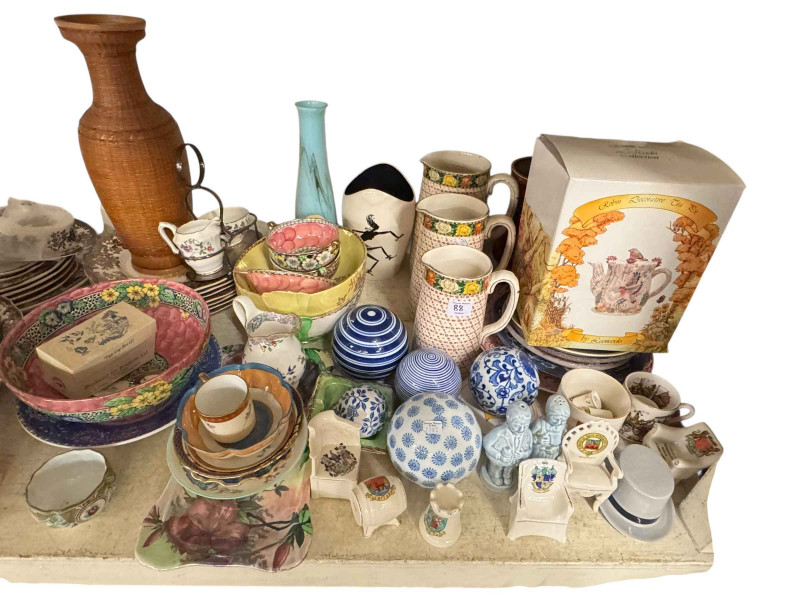 Palissy Game Series, Maling, Ringtons, crested china. prints jardiniere and stand, etc.