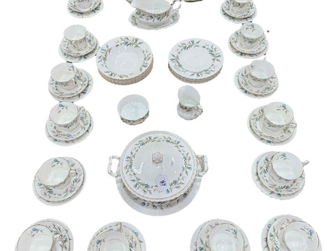 Royal Albert Brigadoon dinner and tea set, approximately 70 pieces.