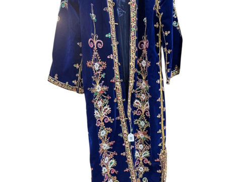 Syrian Damascus ladies gown and gents waistcoat.