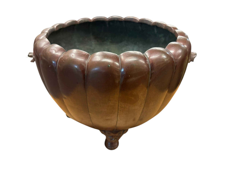 Chinese bronze jardiniere, 27cm.