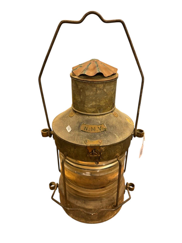 NWV ships lantern, 53cm high.