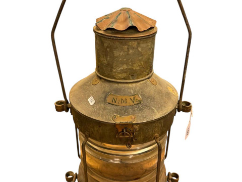 NWV ships lantern, 53cm high.