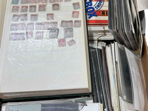 Collection of stamps, stamp book, presentation packs, commemorative FDCs,...