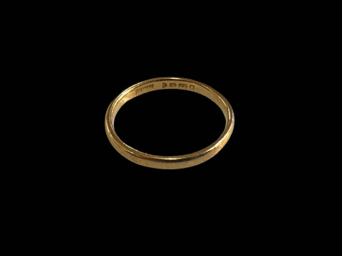 22 carat gold wedding band.