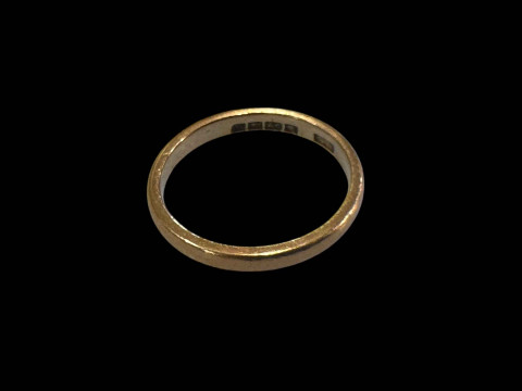 22 carat gold wedding band.