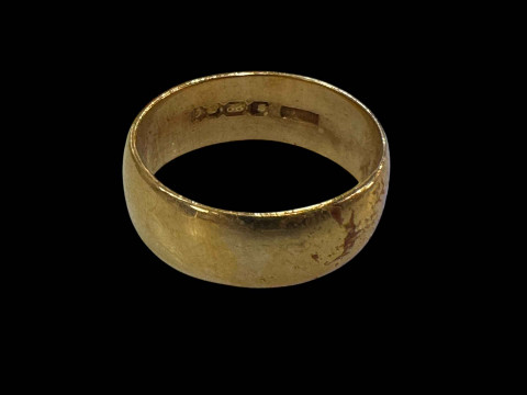 22 carat gold wedding band.