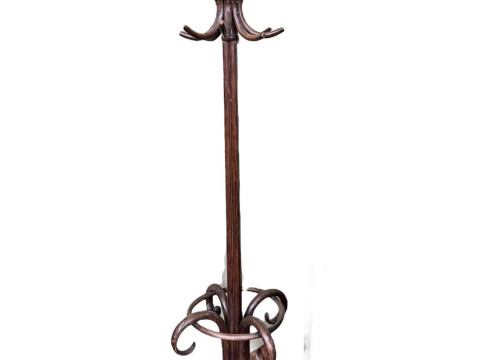 Bentwood hat, coat and stick stand, 202cm.