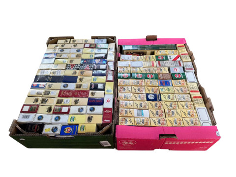 Two boxes of mostly boxed Lledo diecast models.
