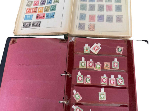 Penny Black plate 'Q.A.' red Maltese cross stamp and a plate 1B, J. F, Penny Black entire letter 'E.E.' plate, MNH Wildings definitive issues, MNH post and pre 1970s GB inc face value, early US Presidential, very good early Newfoundland, New South Wales and South Australia, July 4th 1976 Fleetwood comm FDCs (4), Gibraltar 1/2d sheet with margin gum, etc. thumbnail
