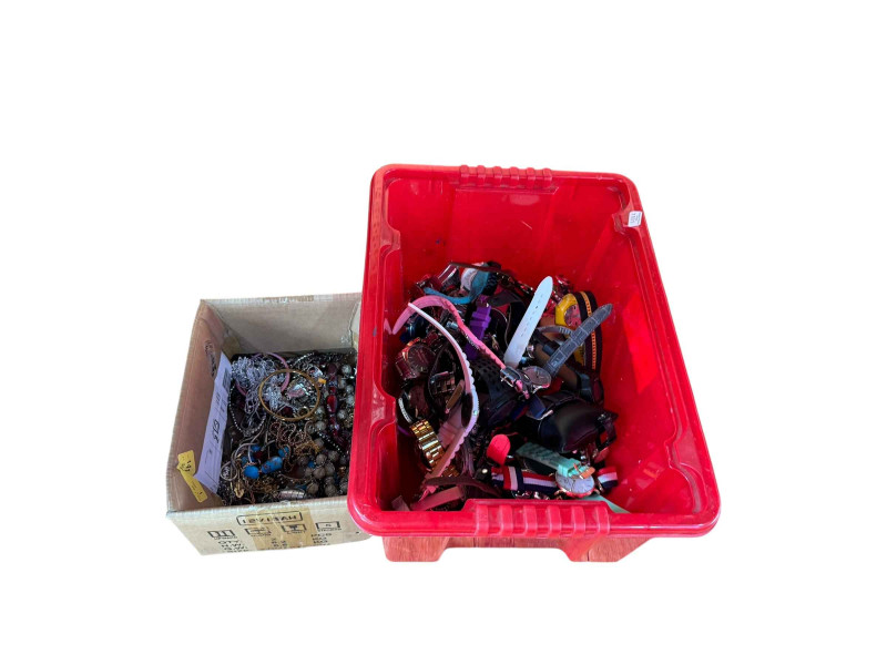 Collection of watches, costume jewellery, etc.
