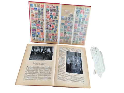 Worldwide stamp album, Adolf Hitler Bilder Aus Dem Leben Des Fuhrers book...