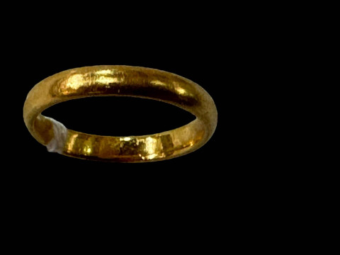 22 carat gold wedding band.