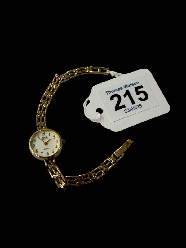 Avia 9 carat gold bracelet watch.