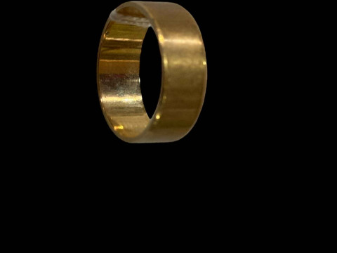 9 carat gold wedding band.