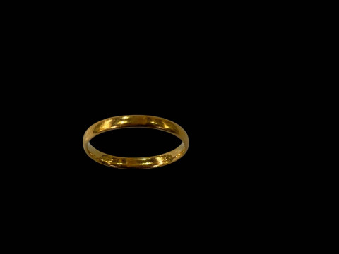 22 carat gold band ring.