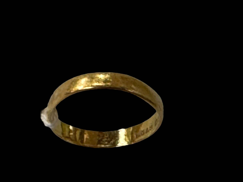 22 carat gold wedding band.