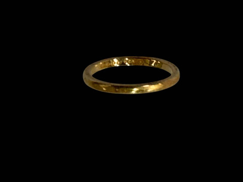 22 carat gold wedding band.