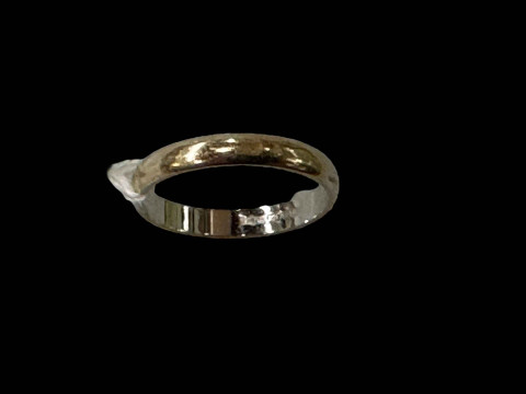 18 carat gold wedding band.