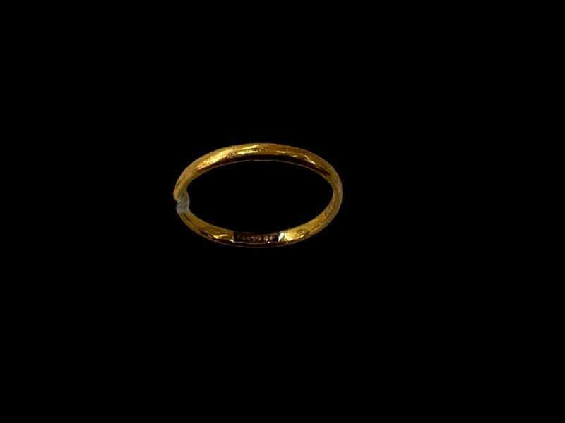 22 carat gold wedding band.