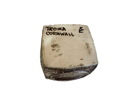 Troika Marmalade jar by Sue Lowe, 9cm. thumbnail
