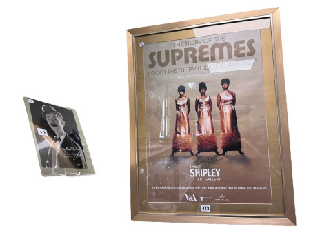 The Shipley Art Gallery, The Story of the Supremes Exhibition Poster signed...