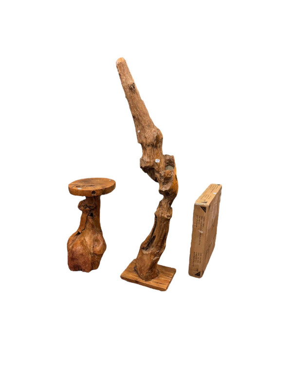 Naturalistic arboreal table, arboreal sculpture and as new Tetro wine table (3).