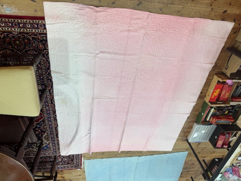 Four antique quilts including two patchwork.