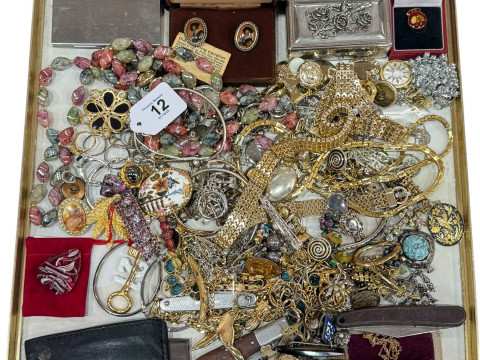 Large collection of costume jewellery.