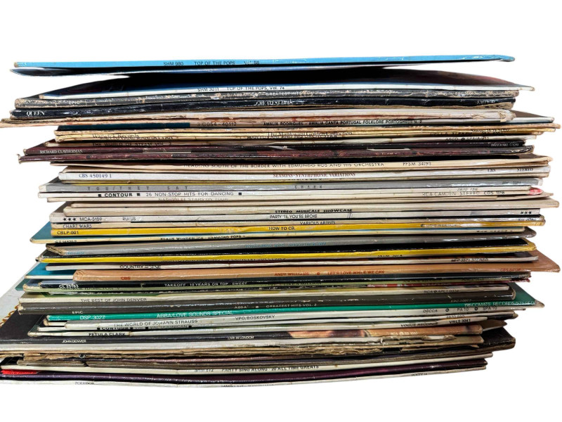 Collection of 78rpm, LP and single records.