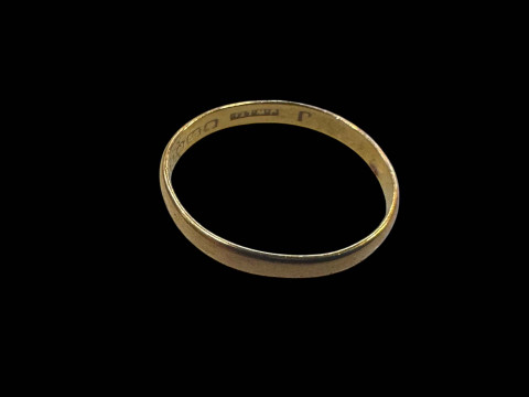 22 carat gold wedding band.