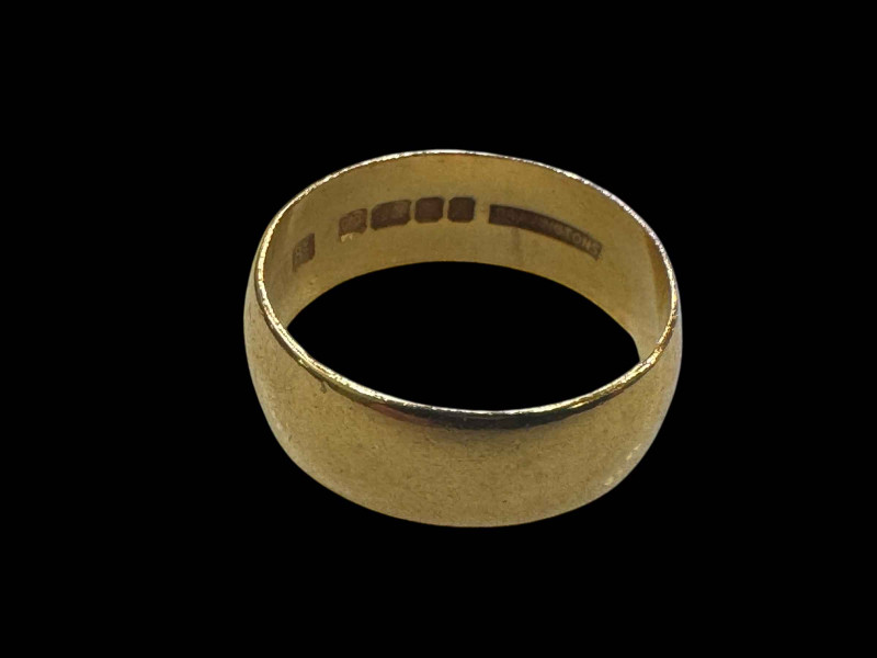 22 carat gold wedding band.