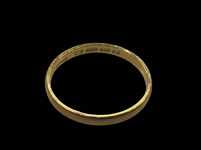 22 carat gold wedding band.