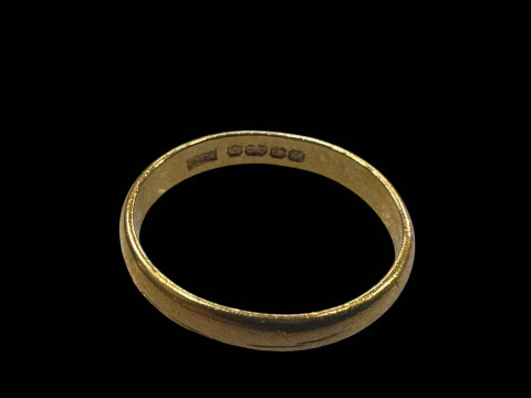 22 carat gold wedding band.