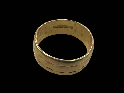 22 carat gold wedding band.