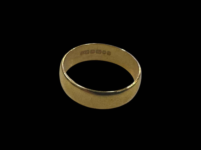 22 carat gold wedding band.